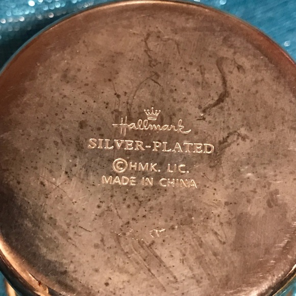 Sterling plated vintage hallmark baby cup estate. - Picture 3 of 3